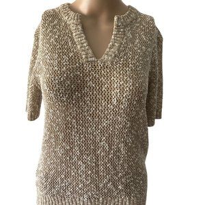 Country Suburbans Vintage Sheer Netted M Sweater Top